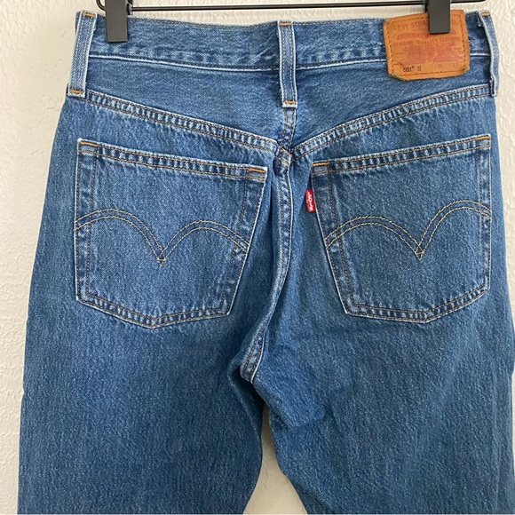 Levi’s high rise 501 skinny distressed jeans - Picture 5 of 7